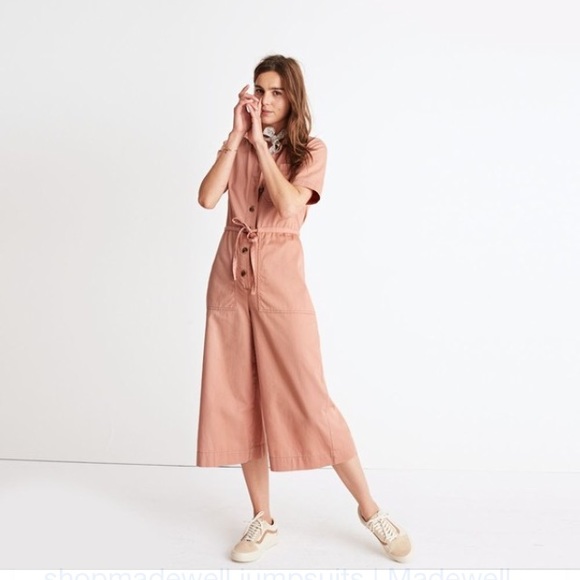 madewell wide leg jumpsuit
